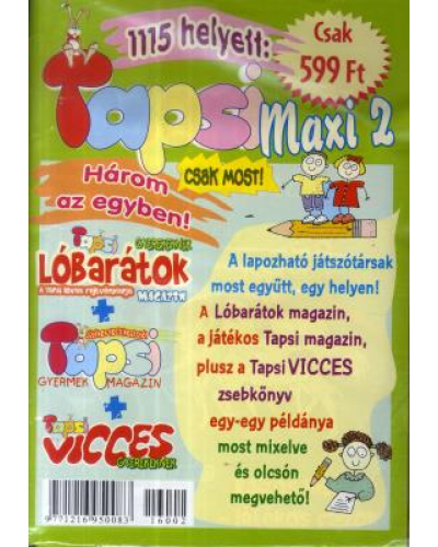 Tapsi Maxi akciós csomag 2016/2.